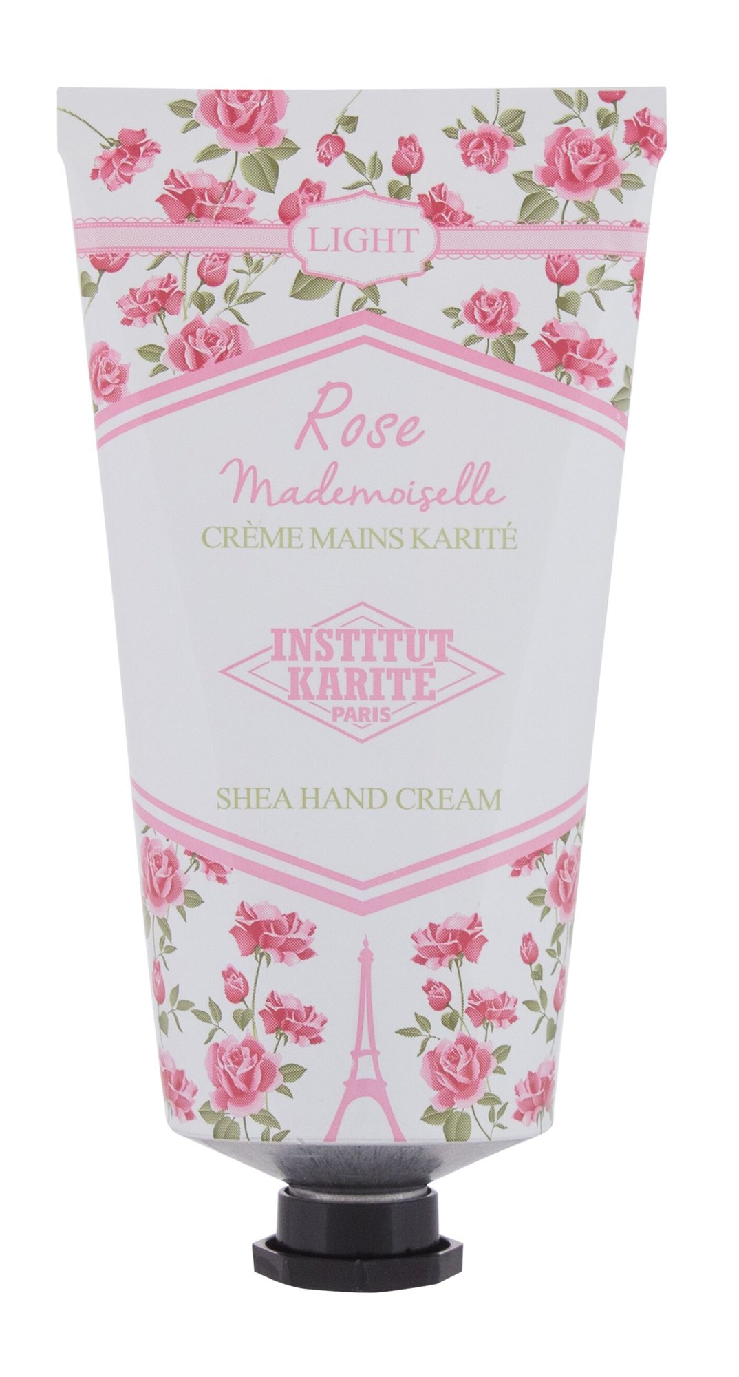 Institut Karite Light Hand Cream Rose Mademoiselle rankų kremas