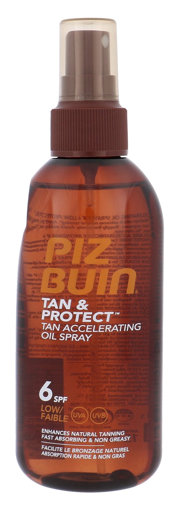 Piz Buin Tan & Protect Tan Accelerating Oil Spray 150ml įdegio losjonas (Pažeista pakuotė)