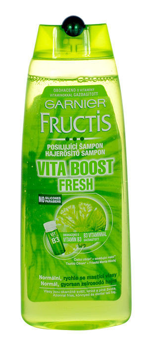 Garnier Fructis Vita Boost Fresh šampūnas