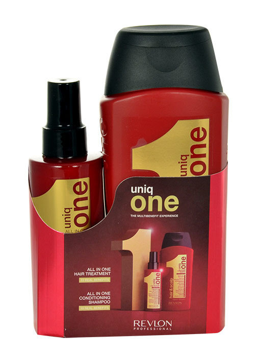 Revlon Professional Uniq One 450ml 150 ml Uniq One + 300ml Uniq One Conditioning Shampoo paliekama priemonė plaukams Rinkinys