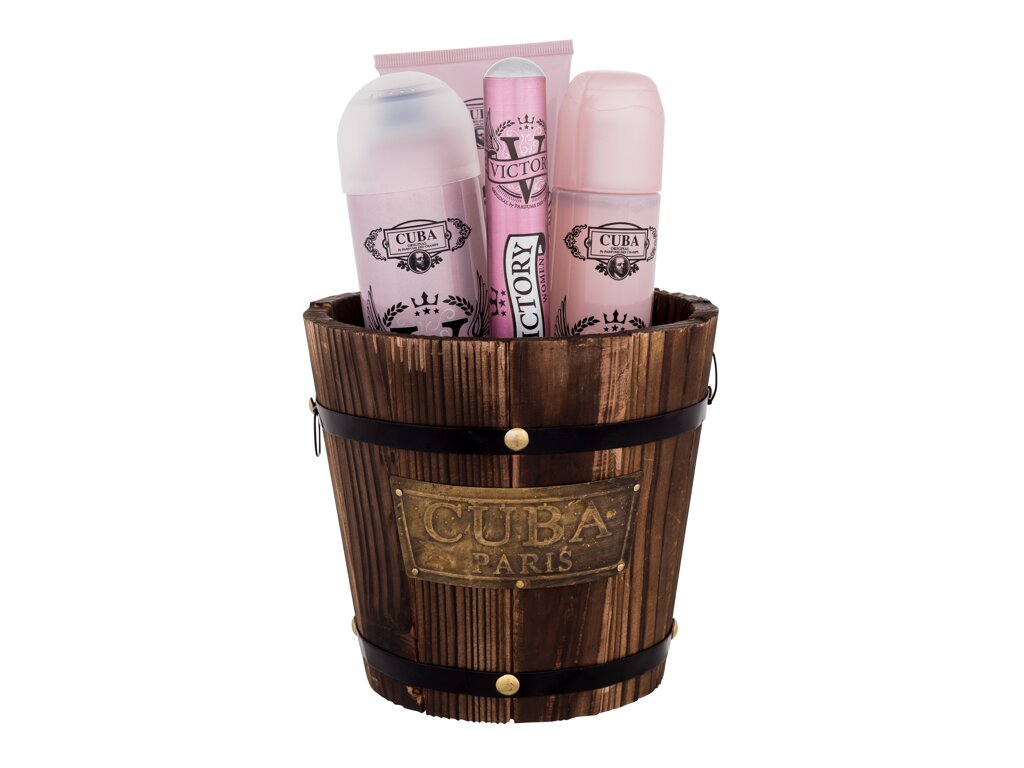 Cuba Victory Eau De Parfum 100 ml Edp 100 ml + Edp 35 ml + Body Spray 200 ml + Body Lotion 200 ml Damaged box Set