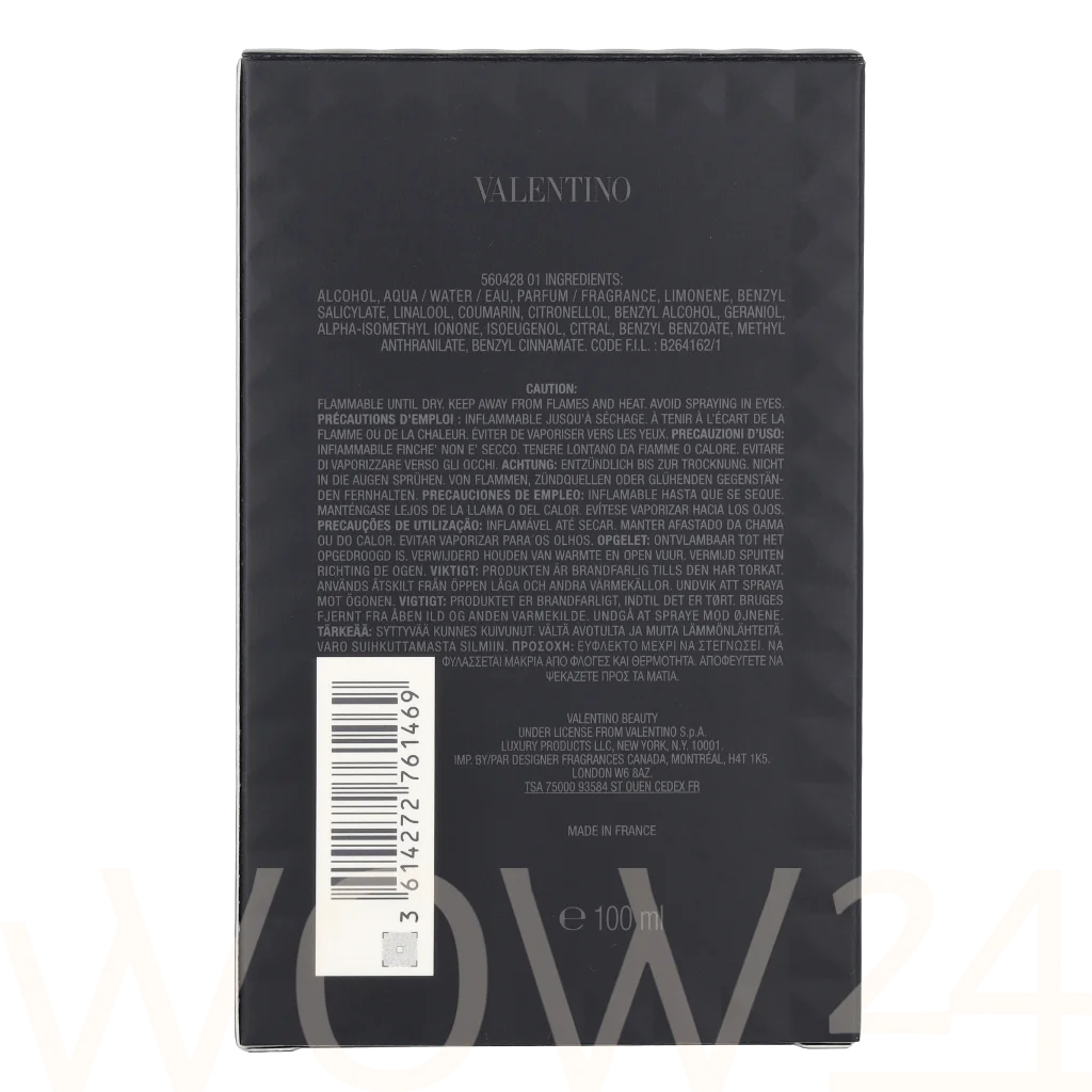 Valentino Valentino Uomo Born In Roma Edt Spray 100 ml kvepalai Vyrams EDT