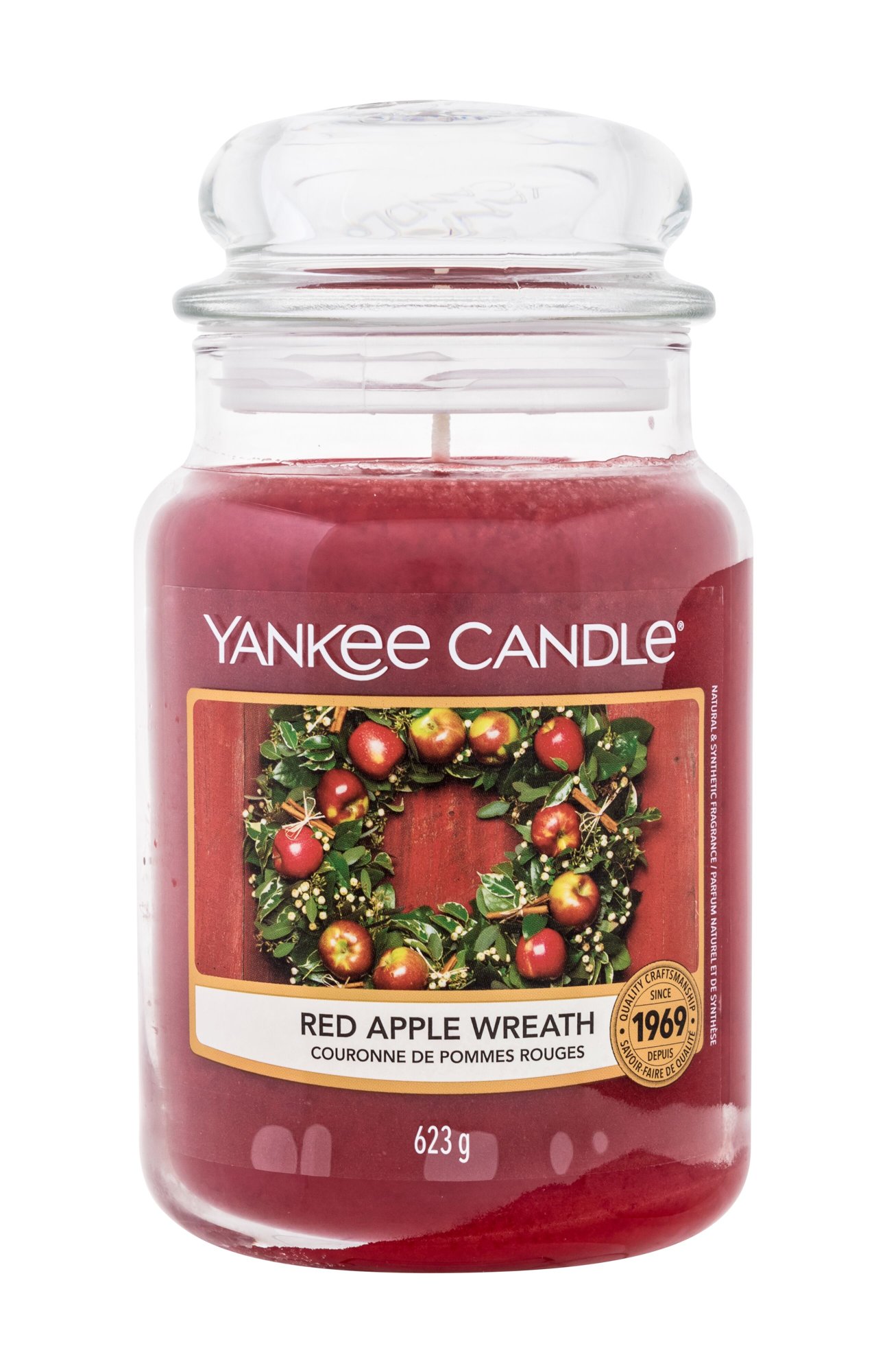 Yankee Candle Red Apple Wreath 623g Kvepalai Unisex Scented Candle