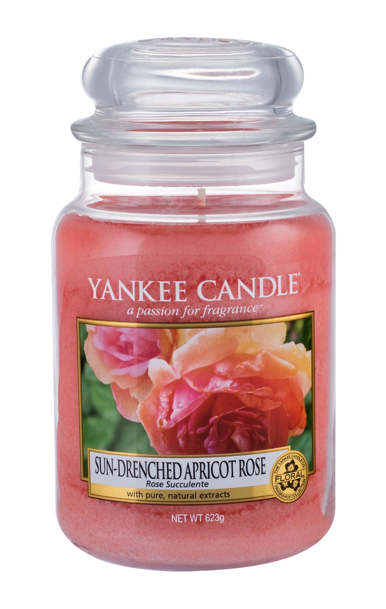 Yankee Candle Sun-Drenched Apricot Rose 623g Kvepalai Unisex Scented Candle