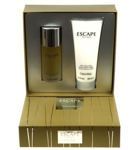 Calvin Klein Escape 100ml Edt 100ml + 200ml After shave balm kvepalai Vyrams EDT Rinkinys