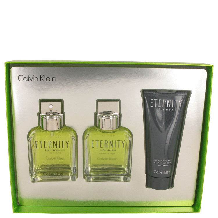 Calvin Klein Eternity 100ml EDT 100ML + 100ML AFTERSHAVE + 100ML SHOWER GEL kvepalai Vyrams EDT