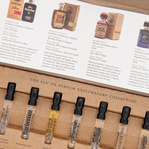 Captain Fawcett Exploratory Collection Gift Set 7 x 2 ml kvepalų mėginukas Vyrams EDP Rinkinys