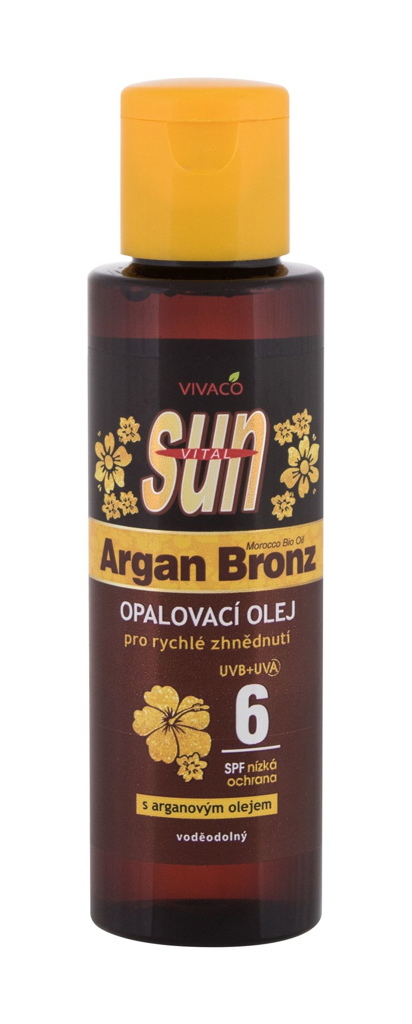 Vivaco Sun Argan Bronz Oil Tanning Oil Kūno losjonas nuo saulės 100 ml Damaged box
