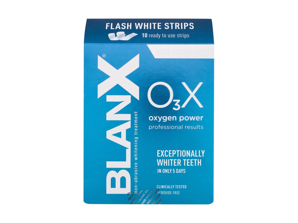 BlanX O3X Oxygen Power Flash White Strips dantų balinimui