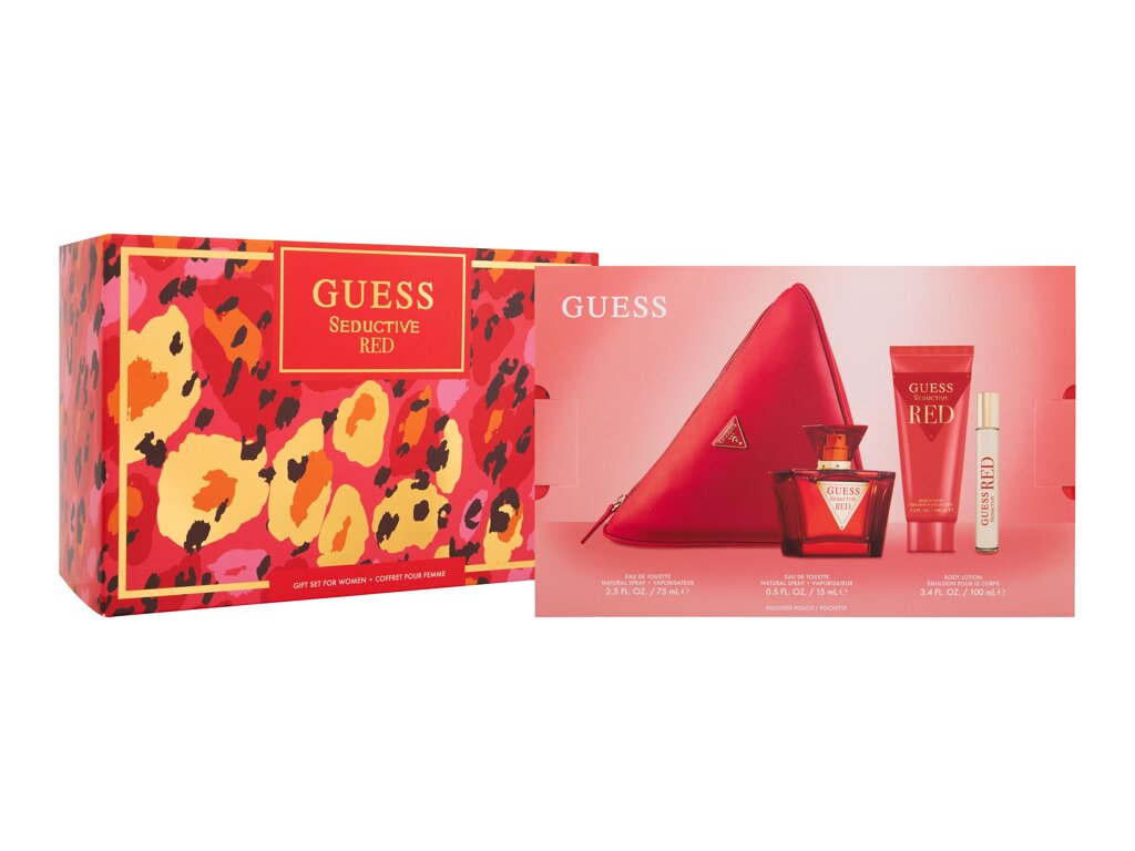 GUESS Seductive Red Eau De Toilette 75 ml Damaged box Set