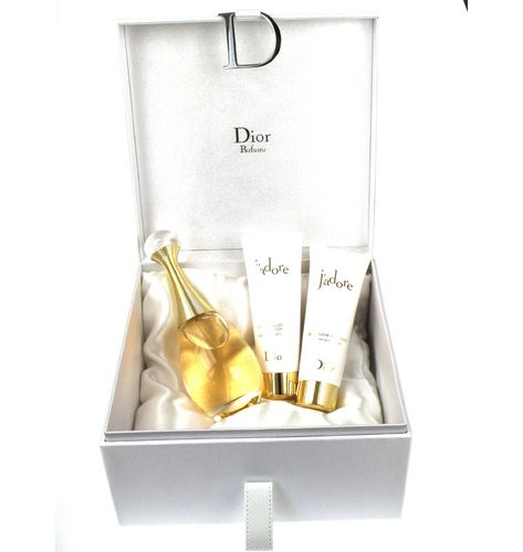 Christian Dior Jadore 100ml Edp 100ml + 75ml Body lotion + 75ml Shower gel + Cosmetic case kvepalai Moterims EDP Rinkinys