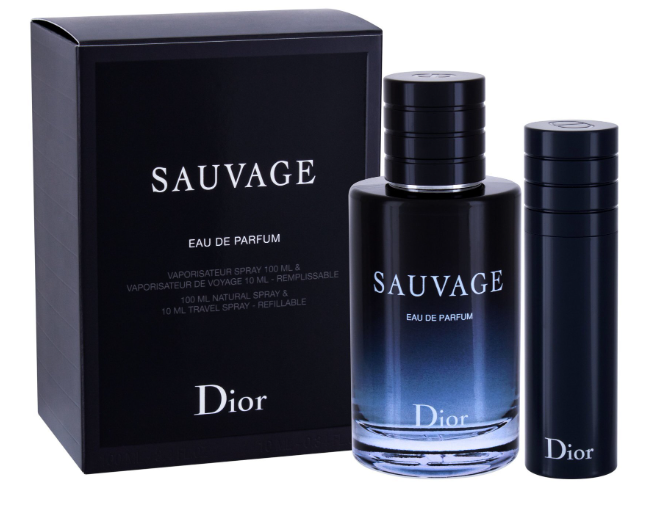 Christian Dior Sauvage 100ml Edp 100 ml + Edp 10 ml kvepalai Vyrams EDP Rinkinys