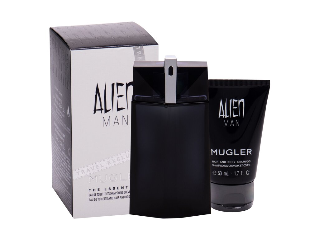 Thierry Mugler Alien Man 100ml Edt 100 ml + Shower Gel 50 ml Kvepalai Vyrams EDT Rinkinys (Pažeista pakuotė)