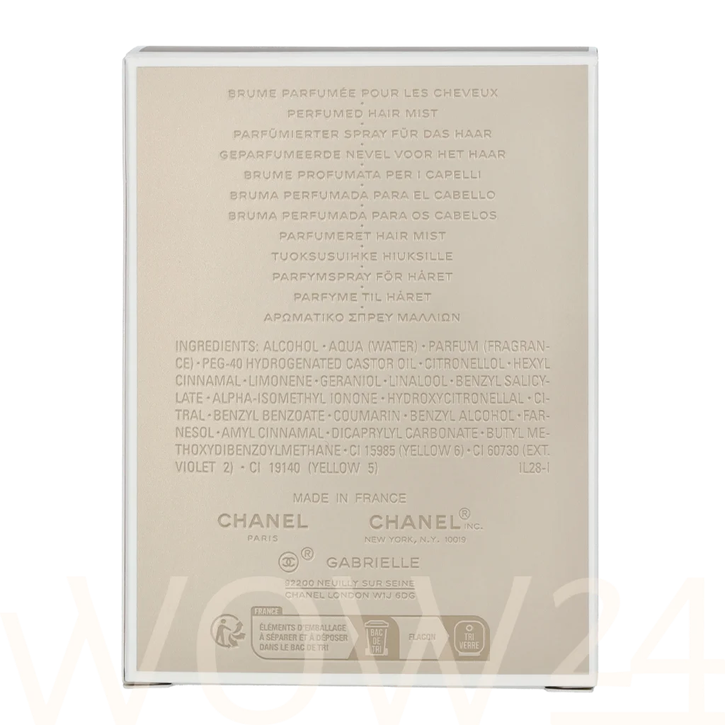 Chanel Chanel Gabrielle Hair Mist 40 ml kvepalai Moterims Plaukų dulkės