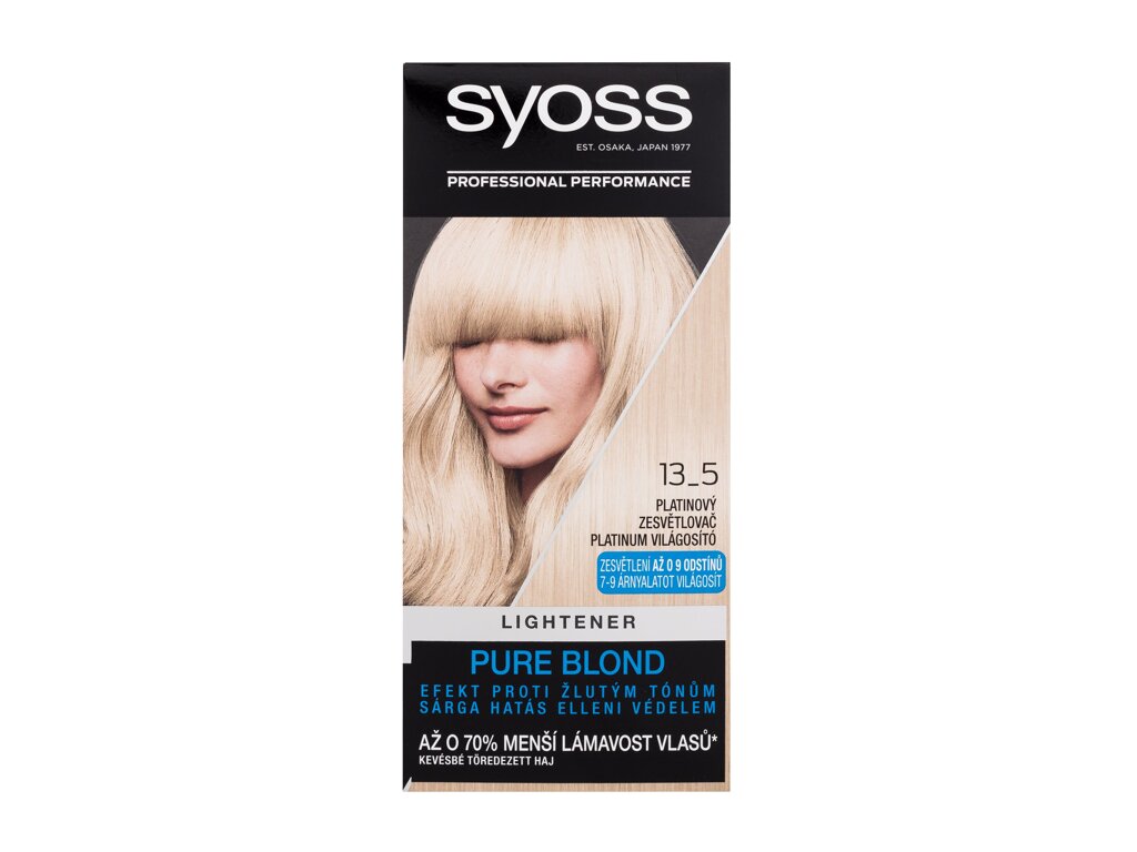 Syoss Permanent Coloration Lightener 50ml moteriška plaukų priemonė (Pažeista pakuotė)