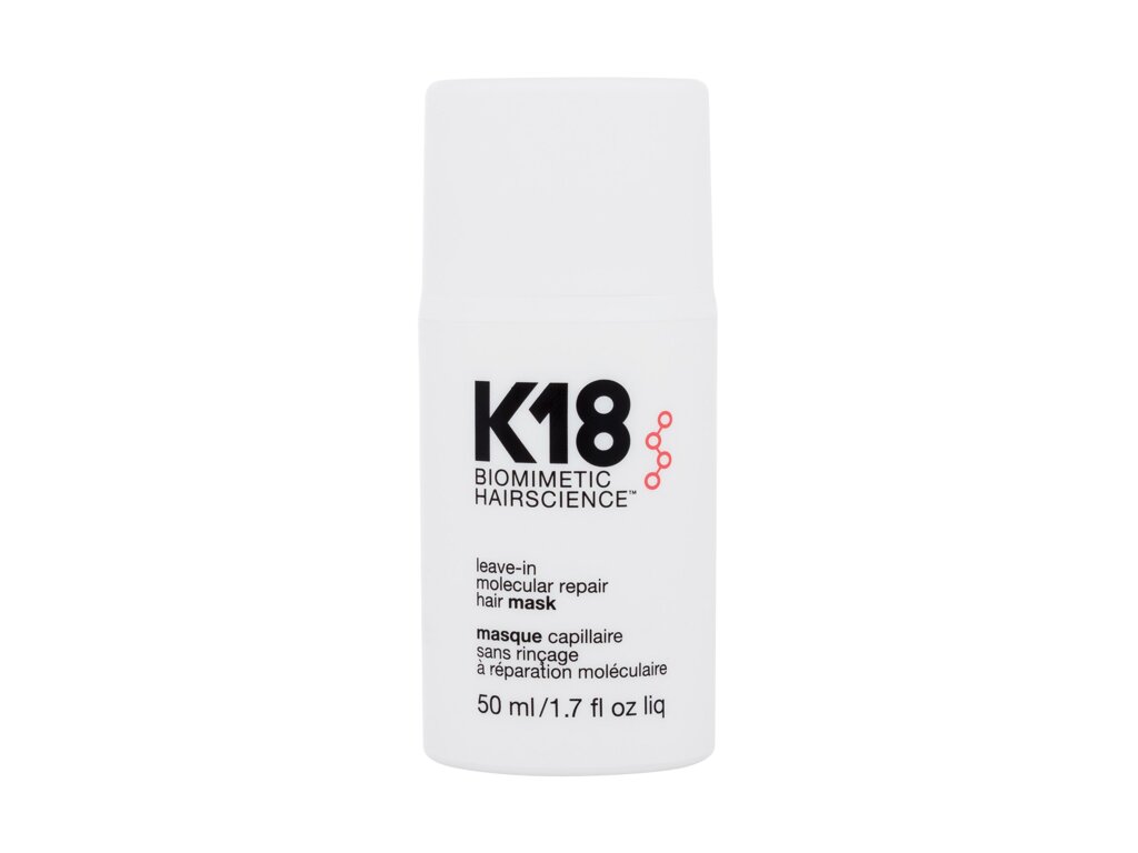 K18 Leave-In Molecular Repair Hair Mask 50ml plaukų kaukė (Pažeista pakuotė)