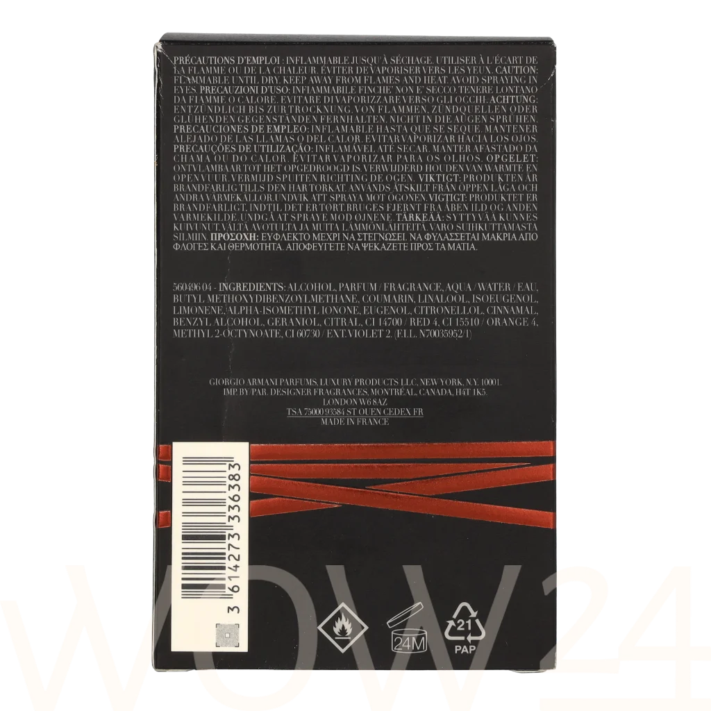 Armani Armani Stronger With You Absolutely Edp Spray 100 ml kvepalai Vyrams Parfum