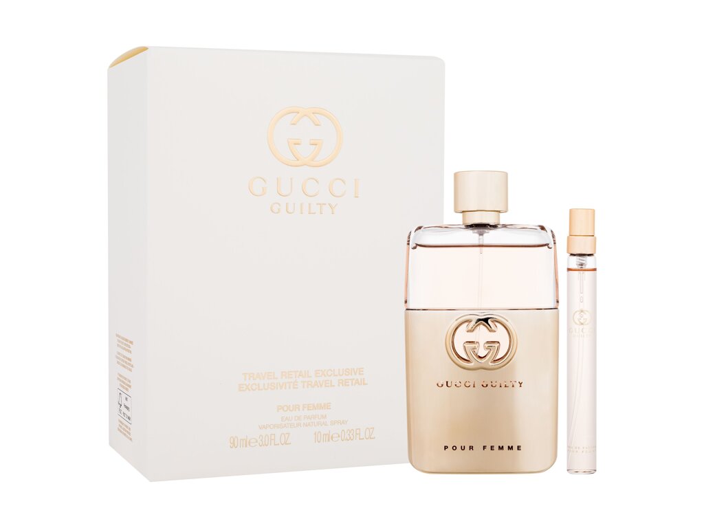 Gucci Guilty Eau De Parfum 90 ml Edp 90 ml + Edp 10 ml Damaged box Set