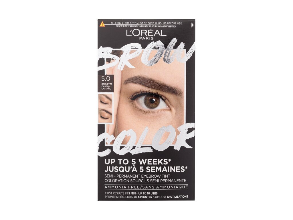 L`oreal Brow Color Semi-Permanent Eyebrow Tint 1 ml Damaged box