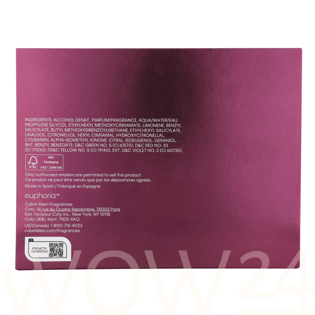 Calvin Klein Calvin Klein Euphoria Women Edp Spray 100 ml kvepalai Moterims EDP