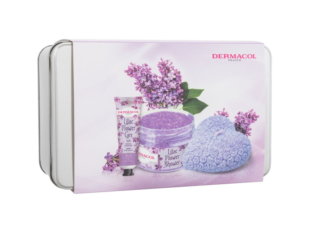 Dermacol Lilac Flower Shower Body Scrub kūno pilingas