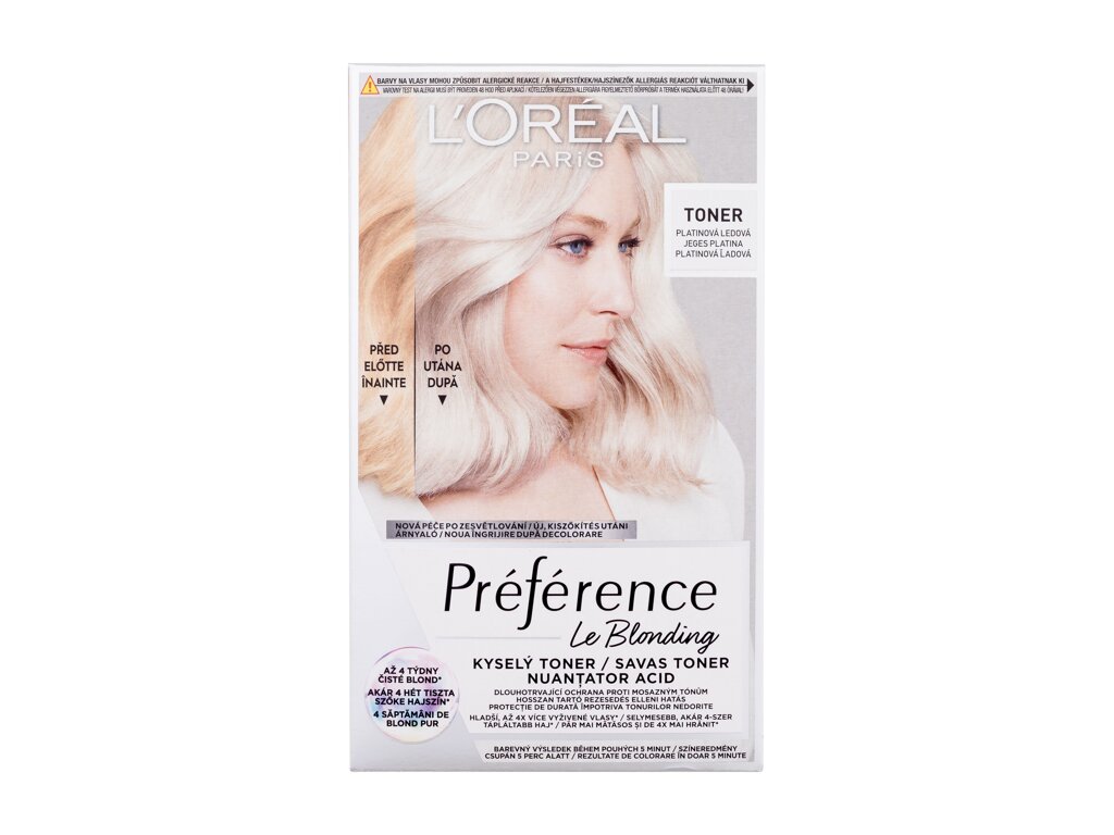 L'Oréal Paris Préférence Le Blonding Toner moteriška plaukų priemonė