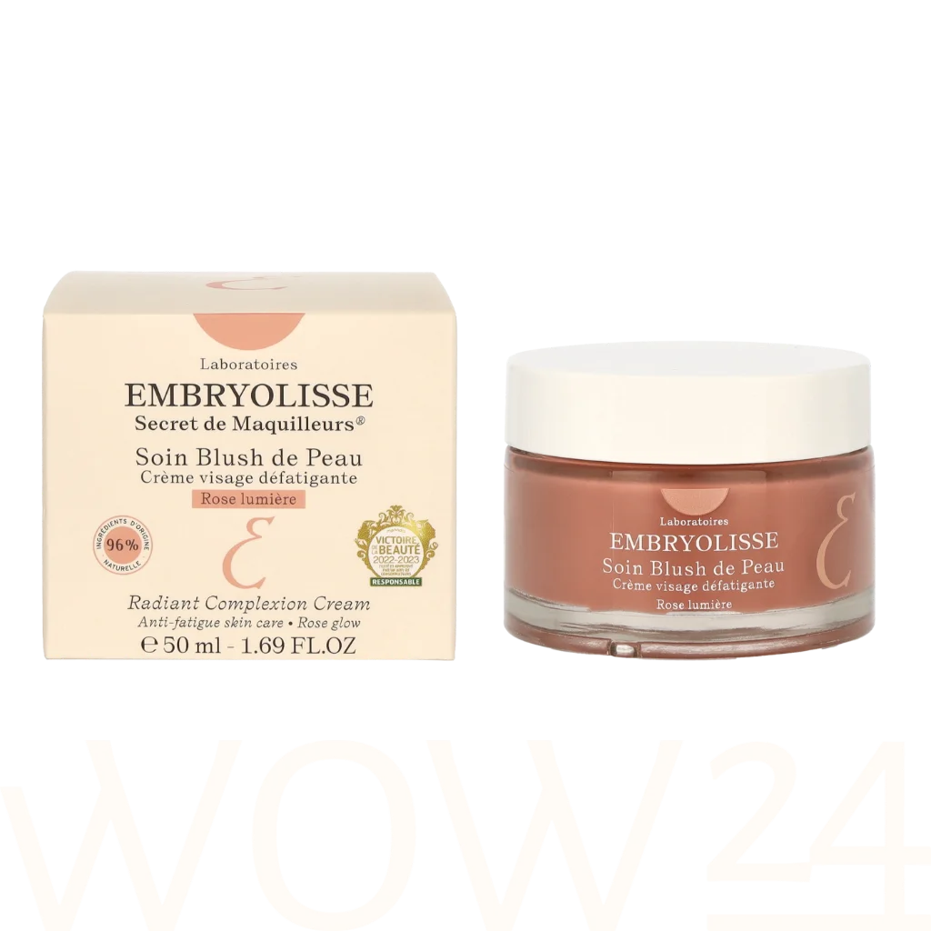 Embryolisse Embryolisse Radiant Complexion Cream Rose Glow 50 ml natūrali veido odos priežiūros priemonė