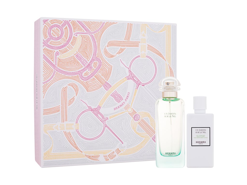 Hermes Un Jardin Sur Le Nil Eau De Toilette 100 ml Edt 100 ml + Body Lotion 80 ml Set