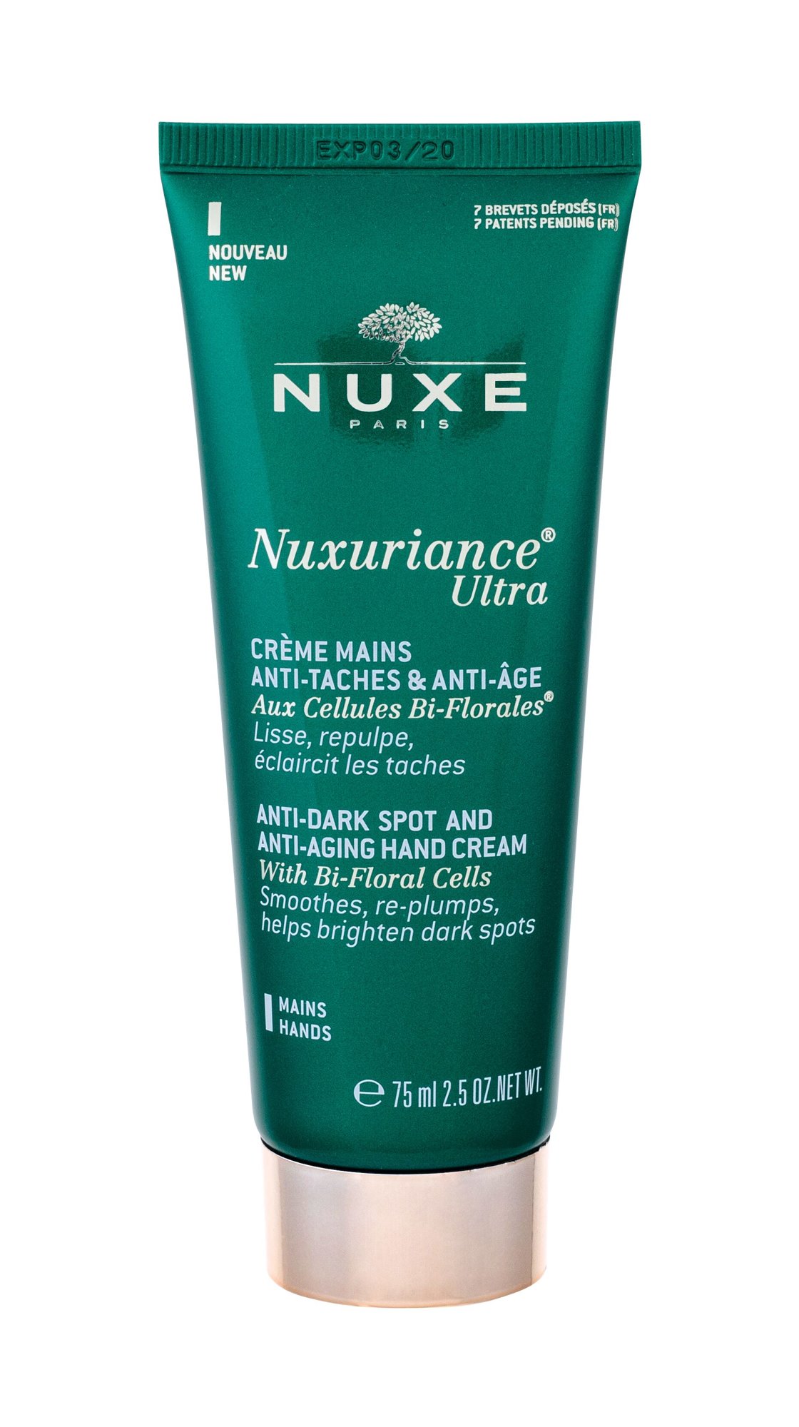 Nuxe Nuxuriance Ultra Anti-Dark Spot And Anti-Aging Hand Cream 75ml rankų kremas Testeris