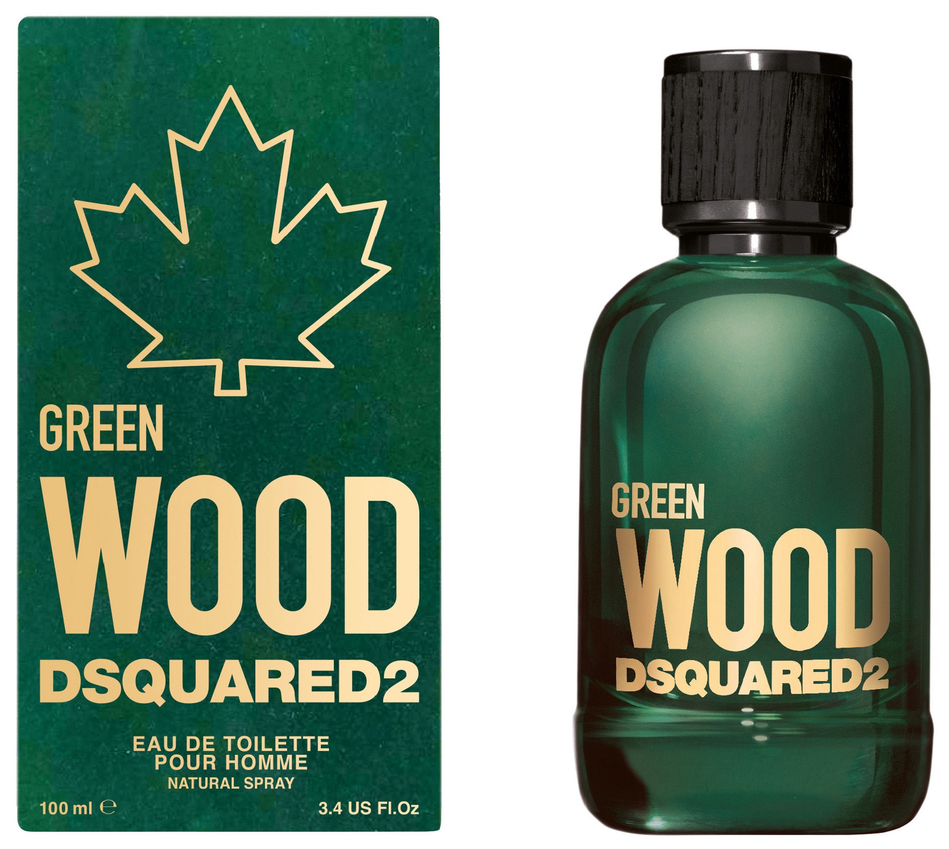 Dsquared2 Green Wood Kvepalai Vyrams