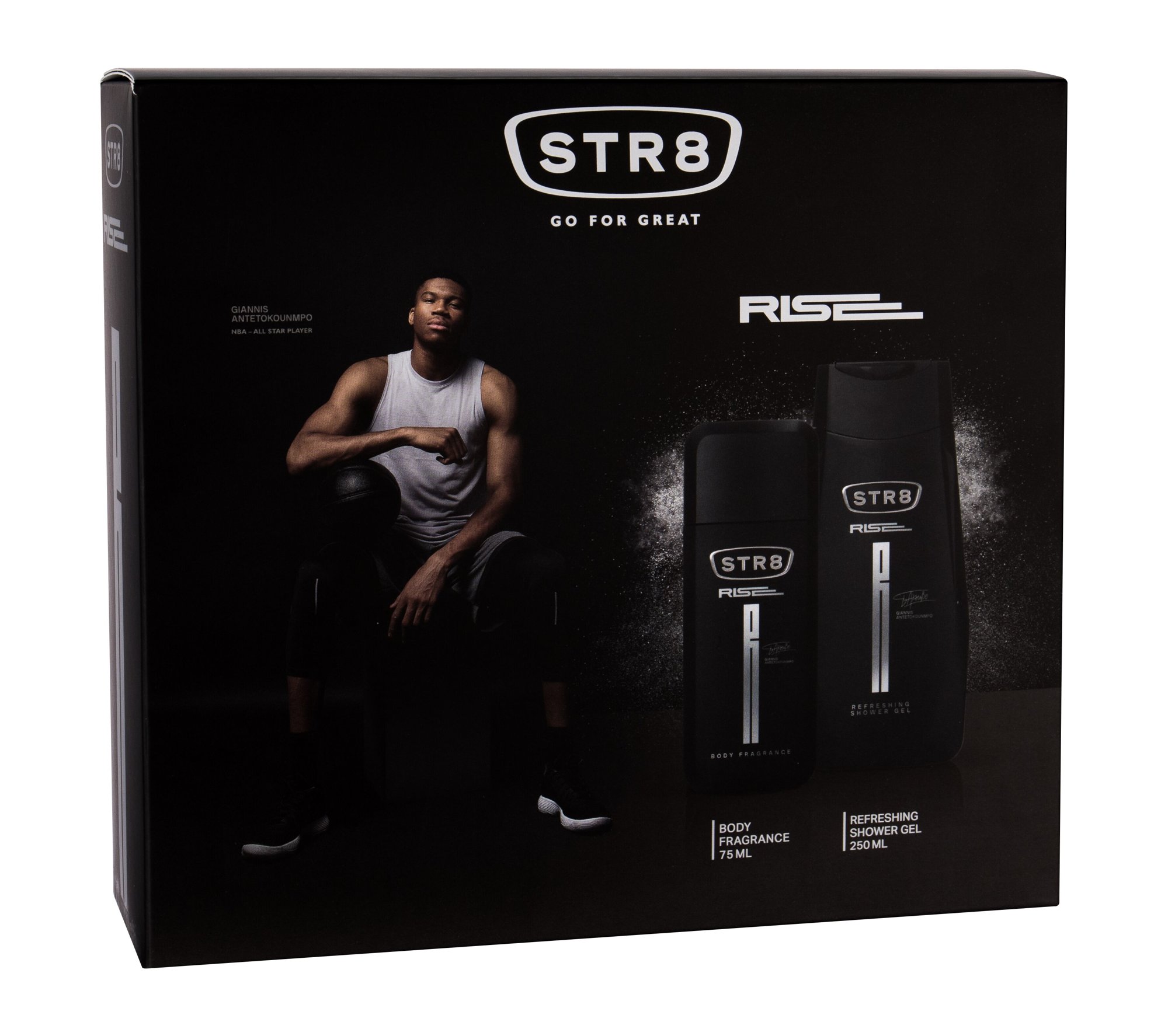 STR8 Rise 75ml Deodorant 75 ml + Shower Gel 250 ml dezodorantas Rinkinys (Pažeista pakuotė)