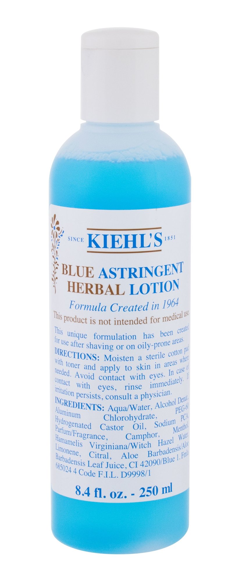 Kiehl´s Blue Herbal Astringent Lotion veido losjonas