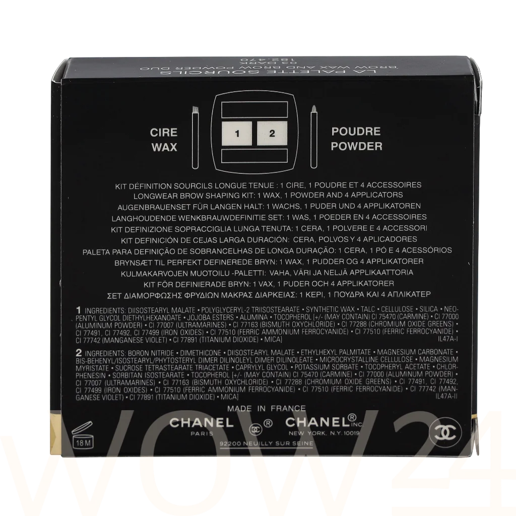 Chanel Chanel La Palette Sourcils Brow Powder Duo 4 g antakių pudra