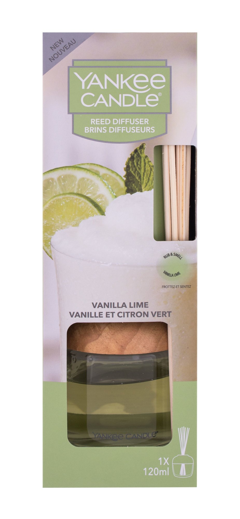 Yankee Candle Vanilla Lime 120ml Kvepalai Unisex Namų kvapo difuzorius
