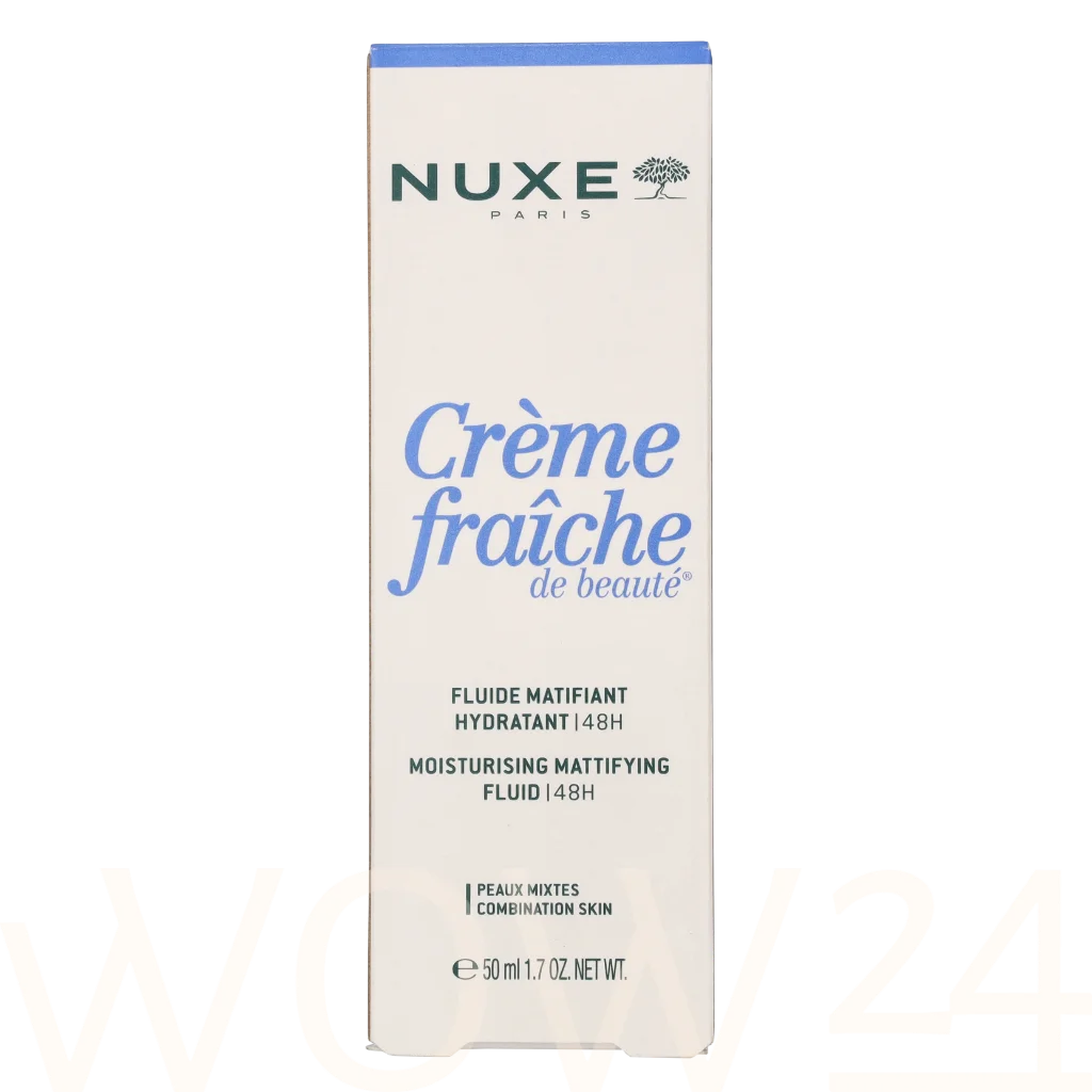 Nuxe Creme Fraiche de Beaut&eacute; Moisturising Mattifying Fluid Dieninis kremas Dieninis veido kremas Moterims