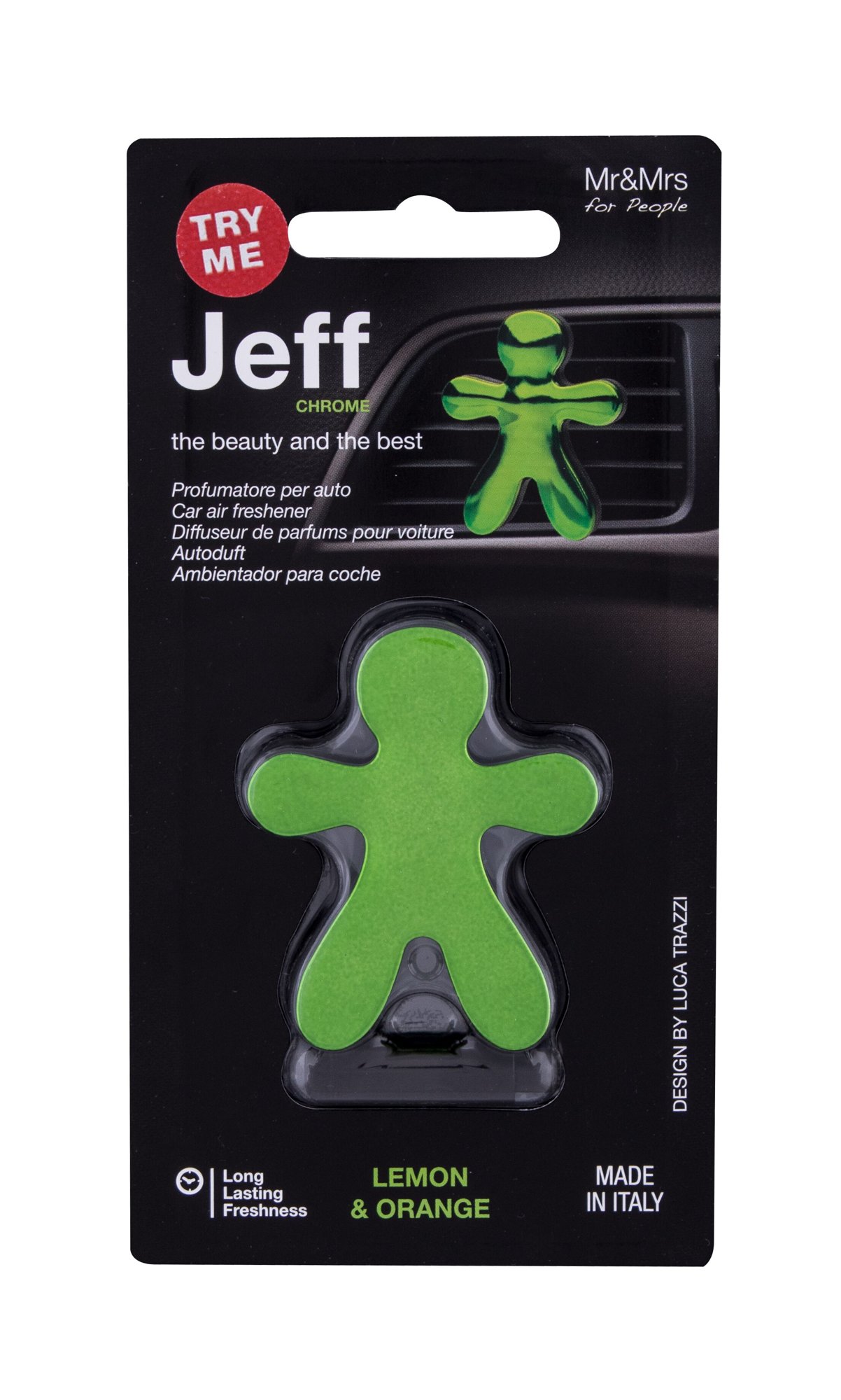 Mr & mrs fragrance Jeff Automobilio oro gaiviklis 1 ml Damaged box