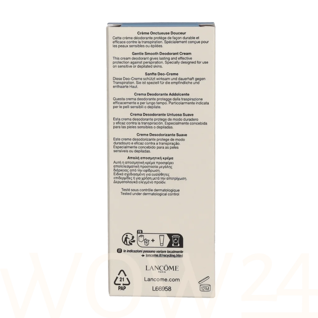 Lancome Lancome Bocage Deo Gentle Smooth Cream 50 ml dezodorantas