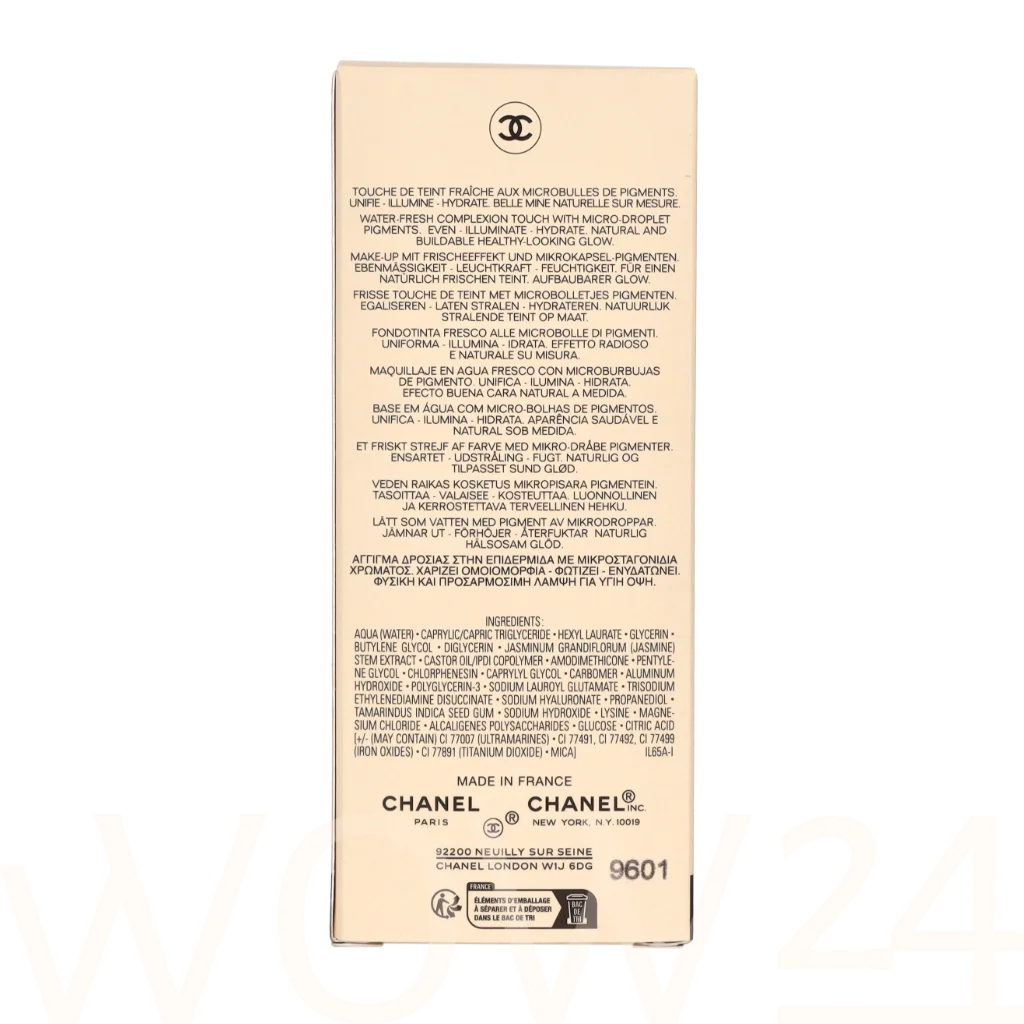 Chanel Chanel Les Beiges Water-Fresh Complexion Touch 20 ml makiažo pagrindas