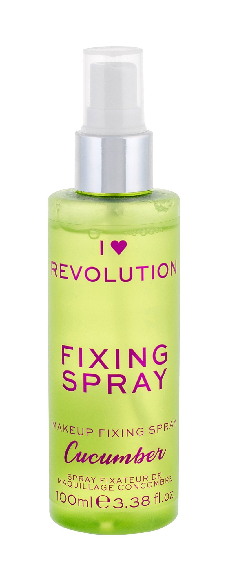 Makeup Revolution London I Heart Revolution Fixing Spray 100ml makiažo fiksatorius