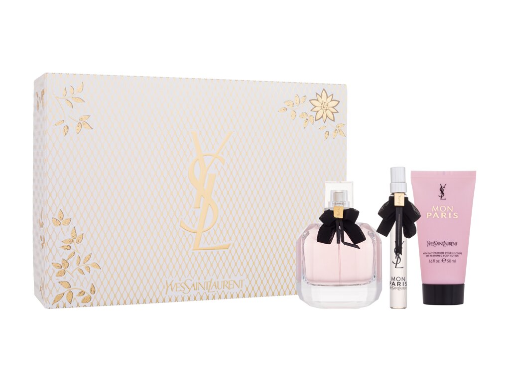 Yves Saint Laurent Mon Paris Eau De Parfum 90 ml Edp 90 ml + Body Lotion 50 ml + Edp 10 ml Set