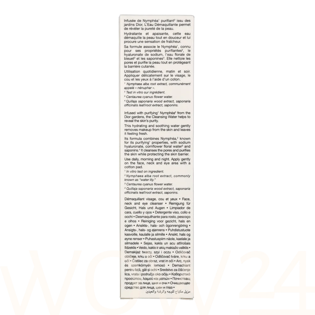 Christian Dior Dior Purifying Nymphea-Infused Micellar Water 200 ml micelinis vanduo