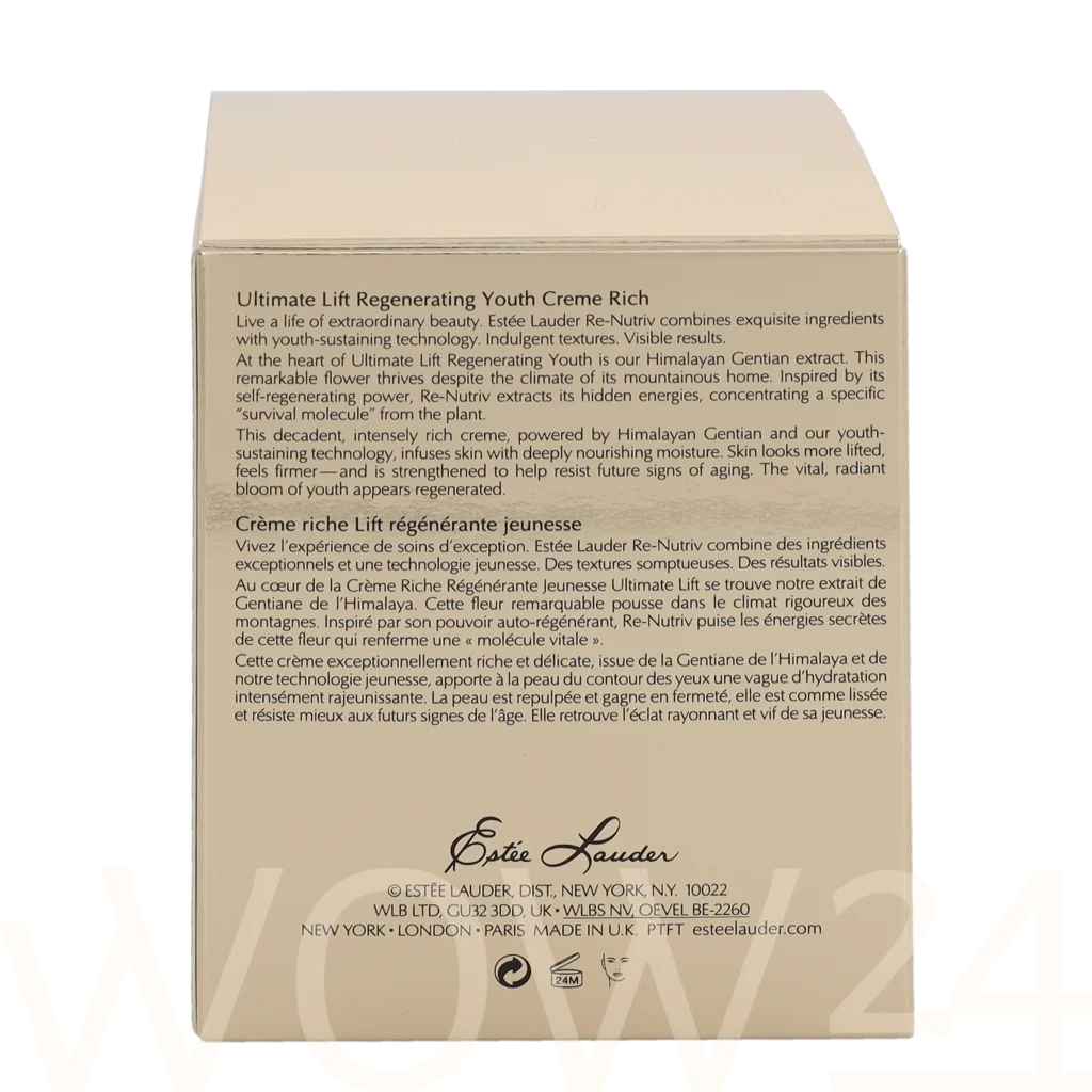 Este&eacute; Lauder E.Lauder Re-Nutriv Ultimate Lift Reg. Youth Creme Rich 50 ml natūrali veido odos priežiūros priemonė