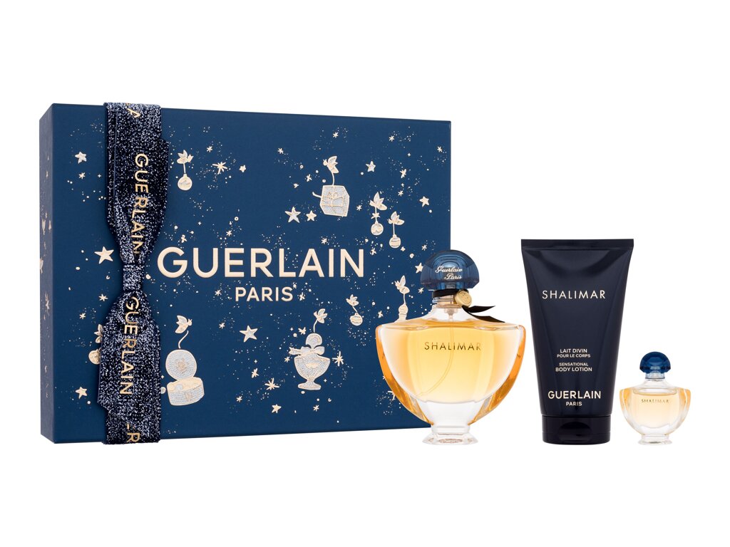 Guerlain Shalimar Eau De Parfum 50 ml Edp 50 ml + Edp 5 ml + Body Lotion 75 ml Set