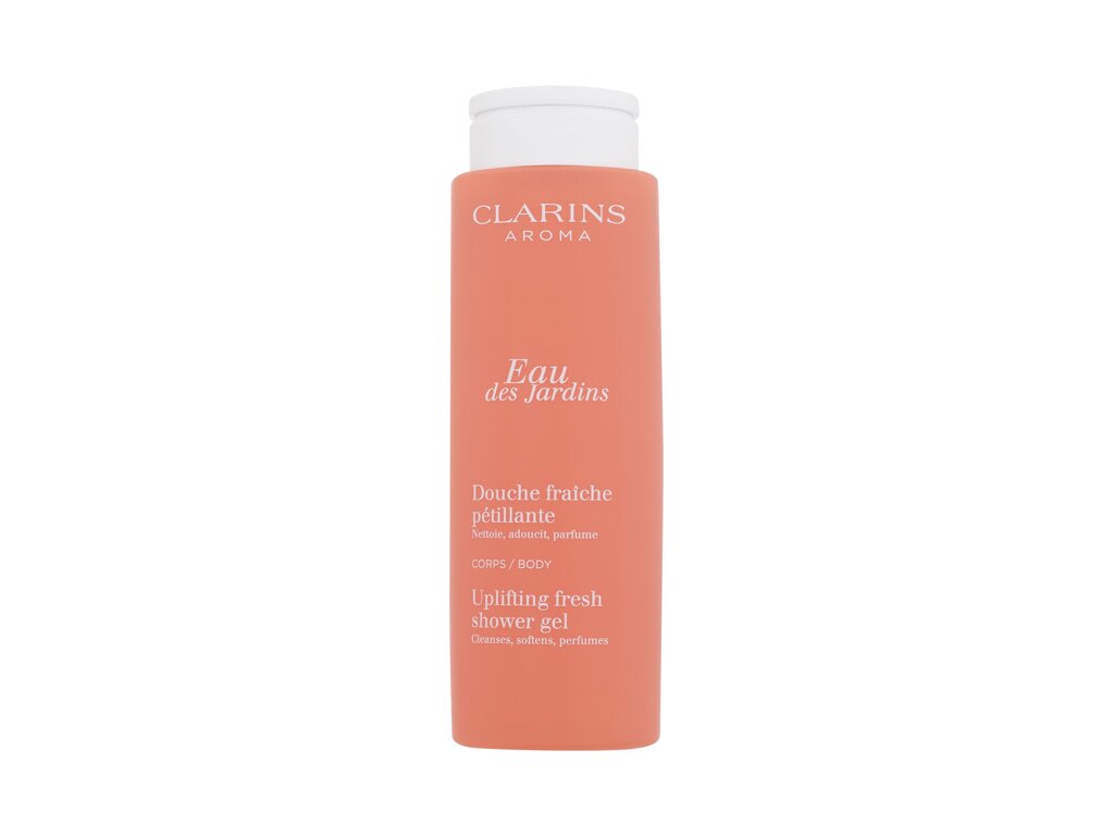 Clarins Aroma Eau Des Jardins Uplifting Fresh Shower Gel Du&scaron;o gelis Du&scaron;o želė Moterims