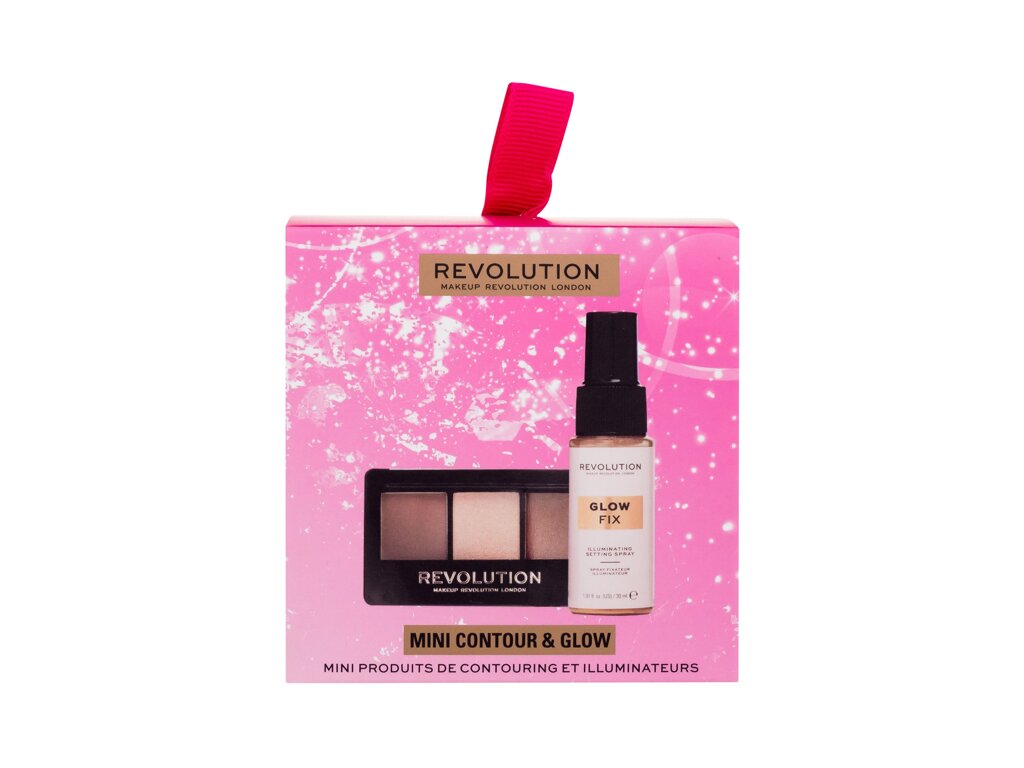 Makeup Revolution London Mini Contour & Glow Gift Set makiažo fiksatorius