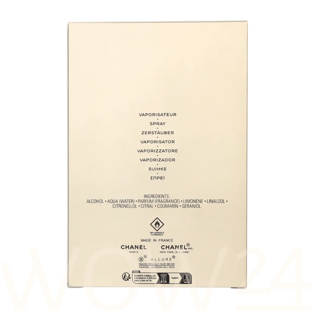 Chanel Chanel Allure Homme Edition Blanche Edp Spray 150 ml kvepalai Vyrams EDP