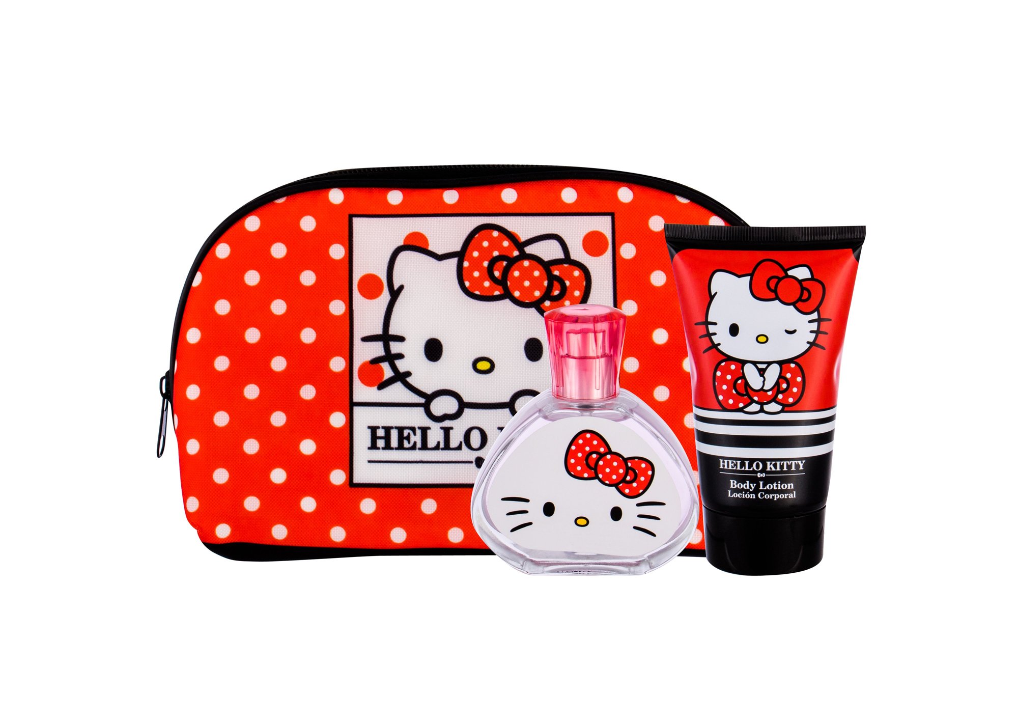 Koto Parfums Hello Kitty 50ml Edt 50 ml + Body Lotion 100 ml + Cosmetic Bag Kvepalai Vaikams EDT Rinkinys