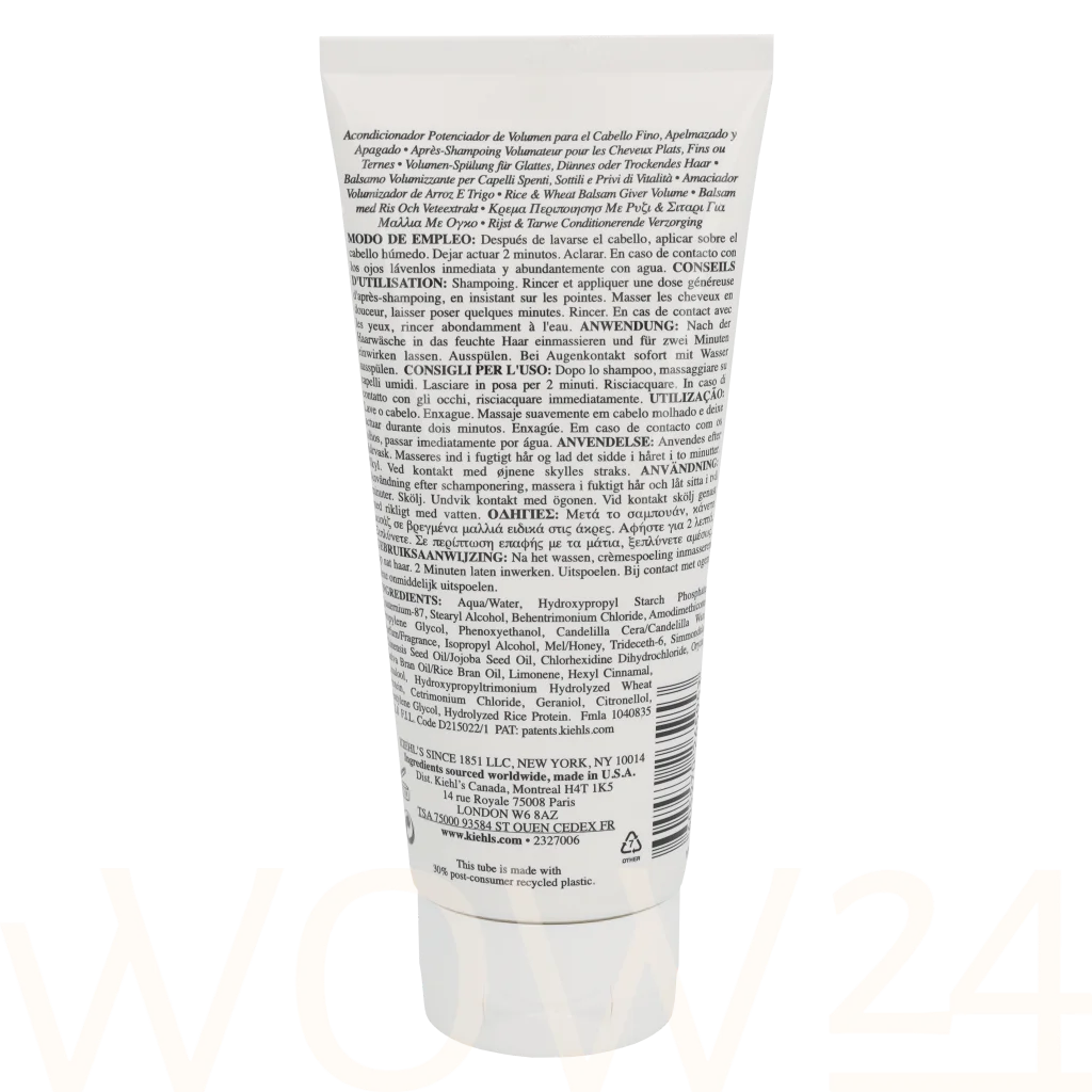 Kiehl's Kiehl's Rice & Wheat Volumizing Conditioning Rinse 200 ml kondicionierius