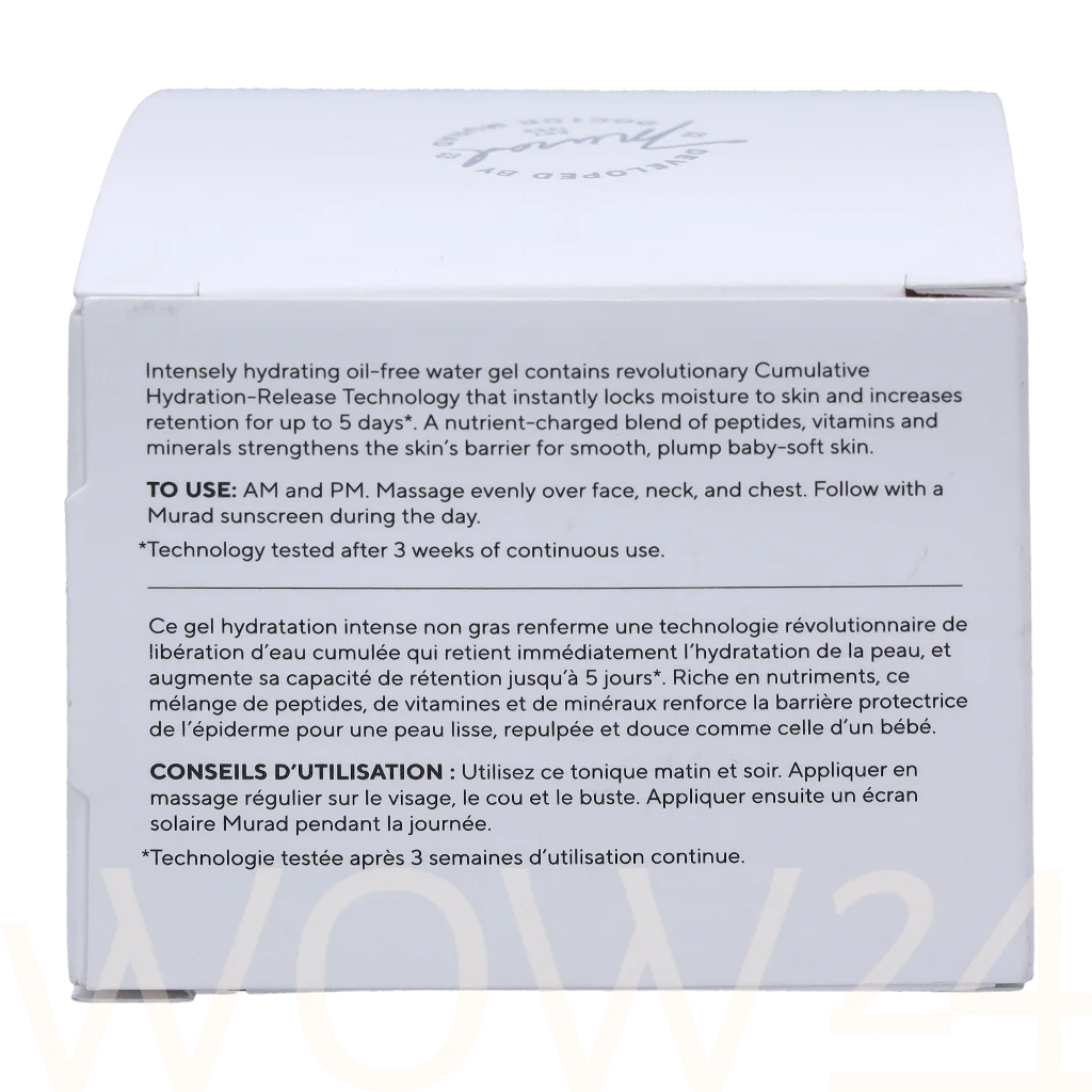 Murad Skincare Murad Nutrient-Charged Water Gel 50 ml natūrali veido odos priežiūros priemonė