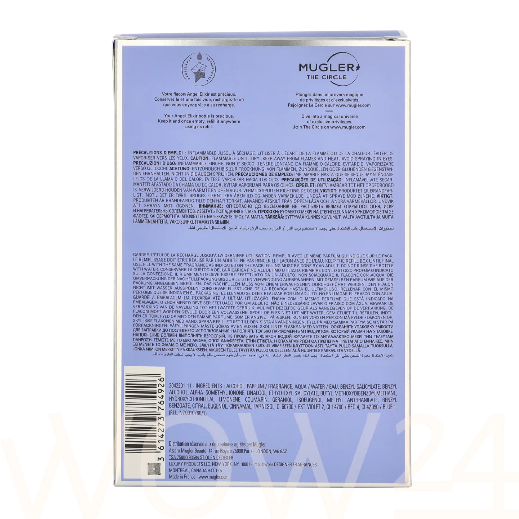 Thierry Mugler Thierry Mugler Angel Elixir Edp Spray Refillable 100 ml kvepalai Moterims EDP